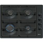 Neff T26BKP6S0 60cm, 4 burners, 2 Cast iron finish supports, new standard sword dials, Side control