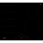 Neff T66FHE4L0 60cm Flex Induction Hob, Twist Touch Control, 1xFlex + 2 zones, Extended Frying Senso