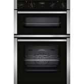 Neff U1ACE2AN3B 59.4cm Built In Electric Double Oven - Stainless Steel