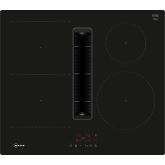 Neff V56NBS1L0 60cm Venting Hob, Touch Control, 4 x zones, 1 Combi zone + Ventilation, Auto-On fan, 
