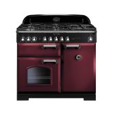 Rangemaster CDL100DFFCY/C 92510 CLASSIC DL 100 DF CRANBERRY CHROME