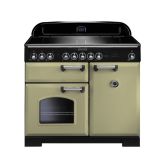 Rangemaster CDL100EIOG/C 100920 CLASSIC DL 100 IND. OLIVE GREEN CHROME