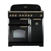 Rangemaster CDL90ECBL/B 81620 CLASSIC DL 90 CER. BLACK BRASS