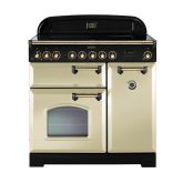 Rangemaster CDL90ECCR/B 81650 CLASSIC DL 90 CER. CREAM BRASS