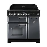 Rangemaster CDL90ECSL/C 124200 CLASSIC DELUXE 90 CERAMIC SLATE CHROME