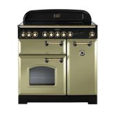Rangemaster CDL90EIOG/B 114690 CLASSIC DL 90 IND. OLIVE GREEN BRASS