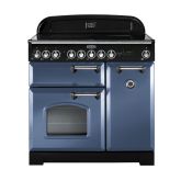 Rangemaster CDL90EISB/C 127580 CLASSIC DL 90 IND. STONE BLUE/CHR 