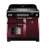 Rangemaster CLA100EICY/C 117140 CLASSIC 100 IND. CRANBERRY CHROME