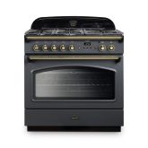 Rangemaster CLAS90FXDFFSL/B 128340 CLASSIC FX 90 DF SLATE/BRASS GB/IE