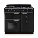 Rangemaster CLDL100DFPCBL/CM1 14639 NEW CLASSIC DLX 100 DF CHRCL BLK CM GB/IE