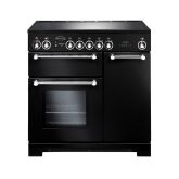 Rangemaster KCH90ECBL/C 79270 KITCHENER 90 CER. BLACK CHROME