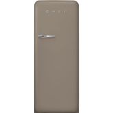 Smeg FAB28RDTP5 60cm 50s Style Right Hand Hinge Fridge with Icebox Taupe