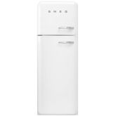 Smeg FAB30LWH5UK 60cm 50s Style Left Hand Hinge Fridge over No Frost Freezer