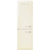 Smeg FAB32LCR5UK 60cm 50s Style Left Hand Hinge Fridge over Freezer Cream