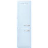 Smeg FAB32LPB6UK 60cm 50s Style Left Hand Hinge Fridge Freezer Pastel Blue