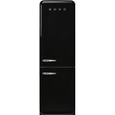 Smeg FAB32RBL5UK 60cm 50s Style Right Hand Hinge Fridge Freezer Black