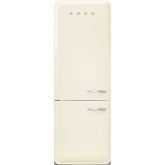 Smeg FAB38LCR5 70cm 50s Style Left Hand Hinge Fridge Freezer Cream