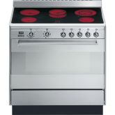 Smeg SUK91CMX9 90cm Concert Electric Range Cooker Stainless Steel