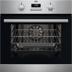 Aeg BCX23101EM 59.4cm Built In Electric Single Oven - Stainless