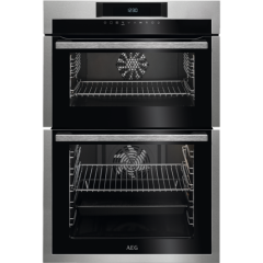 Aeg DCE731110M Dual multifunction double oven, Touch Controls, 10 Main Oven Functions, 8 Top Oven Fu