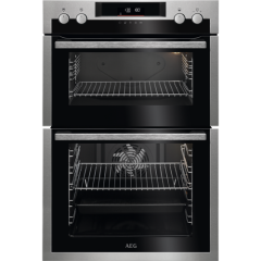 Aeg DCS531160M Multifunction double oven, Retractable Rotary Controls, 8 Main Oven Functions, 5 Top 