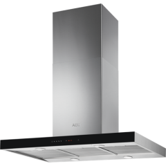 Aeg DIE5961HG 
90cm Stainless Steel Island Box Hood, Full glass front with Touch Controls, LED Light