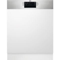 Aeg FEE64917ZM Semi integrated dishwasher, 14ps, C, 44dB, Electronic controls, 10.5ltrs, Cutlery Tra