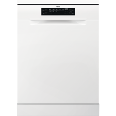Aeg FFB53937ZW Freestanding 60cm Dishwasher, 7000 Series, MaxiFlex, 14 Place Settings, D, 44dB, Sate