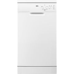 Aeg FFX52507ZW Freestanding 45cm AirDry dishwasher, 10ps, E, 46dB, 9.9L, Simple rotary control, 5 Pr