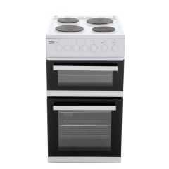 Beko EDP503W 50cm Electric Double Oven Cooker