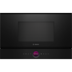 Bosch BFL7221B1B Electronic, Microwave with 5 power levels, Digital Control Ring with TFT touchDispl