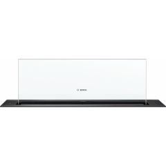 Bosch DDW88MM60B 80cm Glass Draft Hood, clear glass design, New GuidedAir, hob hood control, Home Co