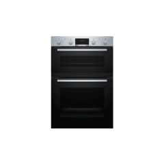 Bosch MHA133BR0B Red display, Main oven 2 functions, EcoClean back. 2nd oven 3 functions