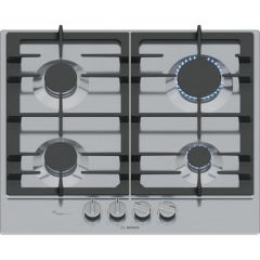 Bosch PCP6A5I90 60cm, 4 burners, Optimised FlameSelect, 2 Dishwasher suitable cast iron pan supports