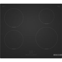 Bosch PIE61ABB5E 60cm Induction Hob, Touch Control, 4 Zones, 17 power levels, timers, PowerBoost all