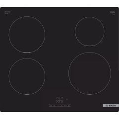 Bosch PUE611BB5E 60cm Induction Hob, Touch Control, 4 Zones, Frameless, 17 power levels, 4.6kW
