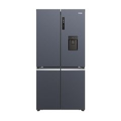 Haier HCR5919EHMB 90cm Freestanding American Fridge Freezer - Brushed Black