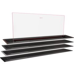 Neff I88WMM1Y7B Flex Design, 80cm Worktop ventilation, clear glass with Ambient Light, New GuidedAir