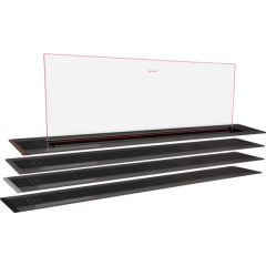 Neff I98WMM1Y7B Flex Design, 90cm Worktop ventilation, clear glass with Ambient Light, New GuidedAir