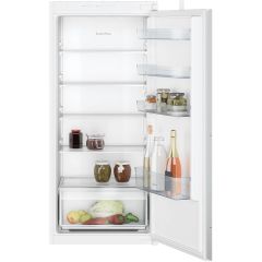 Neff KI1411SE0 122x54 built in fridge, vegetable box, LED Light, 5 glass shelves, door open warning 