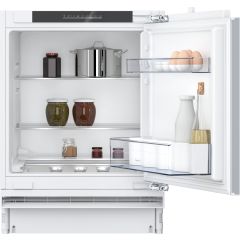 Neff KU1212FE0G 82x59.8 under counter fridge, 2 vegetable drawers, LED with soft start, Fixed hinge,