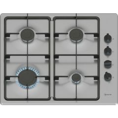 Neff T26BKP6N0 60cm, 4 burners, 2 Cast iron finish supports, new standard sword dials, Side control