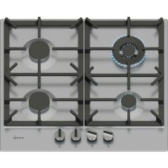 Neff T26CIH8N0 60cm, 4 burner, 3.5kW Wok burner, Optimised FlameSelect, 2 Dishwasher suitable cast i