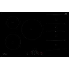 Neff T68FHV4L0 80cm Flex Induction Hob, Twist Touch Control, 1xFlex + 3 zones, Home Connect, Favouri