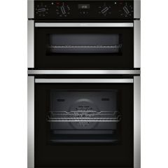 Neff U1ACE2AN3B 59.4cm Built In Electric Double Oven - Stainless Steel