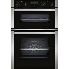 Neff U2ACH7AN7B CircoTherm Main oven, 8 functions, 2nd oven 4 functions. Electronic, LCD display and