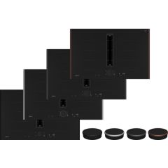 Neff V68YYX4C0 Flex Design, 80cm Venting Hob, 2 x Flex + Ventilation, Twist Pad Flex, Favourite Butt