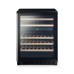 Rangemaster RDZ6046BL/ 126170 - 60CM DUAL ZONE WINE COOLER - BLACK