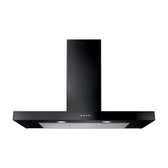 Rangemaster UNBHDS100BL/ 105260 100CM FLAT HOOD BLACK