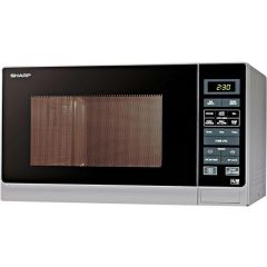 Sharp R372SLM 25 Litre Solo Microwave - Silver